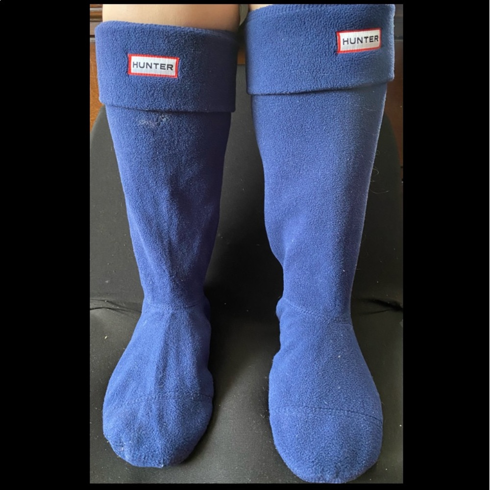 original short boot socks: navy